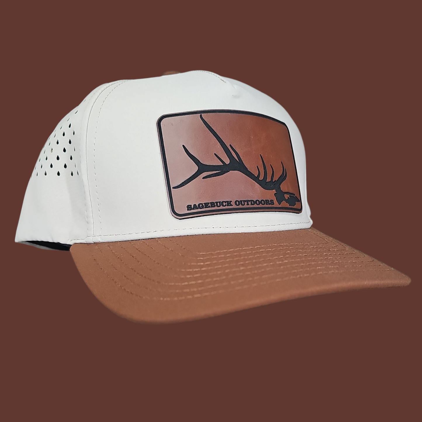 Sand/Walnut Elk Skull (5 panel)