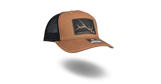 Elk Skull Leatherette Logo Hat